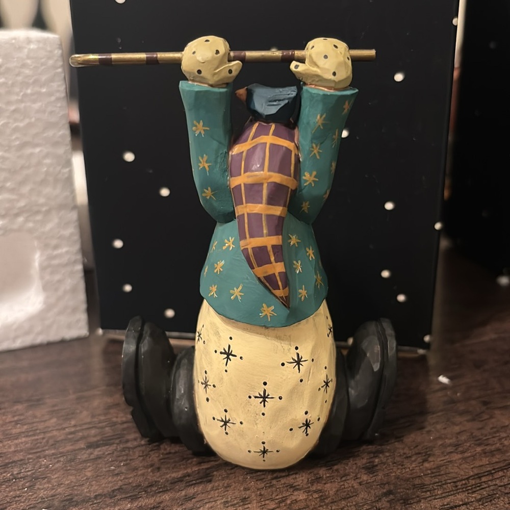 Williraye Studio WW2274 Snowman with Cane - Picture 2 of 3